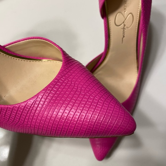 NWOT Fuschia Jessica Simpson Pumps Size 8 - Picture 2 of 5